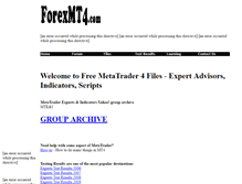 Tablet Screenshot of forexmt4.com
